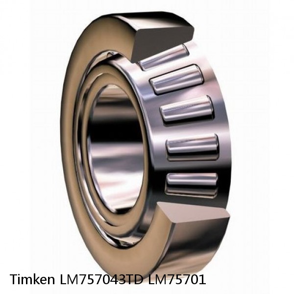 LM757043TD LM75701 Timken Tapered Roller Bearing #1 image