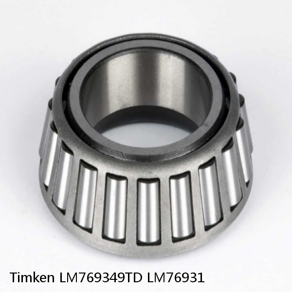 LM769349TD LM76931 Timken Tapered Roller Bearing #1 image