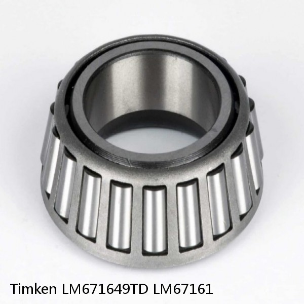 LM671649TD LM67161 Timken Tapered Roller Bearing #1 image
