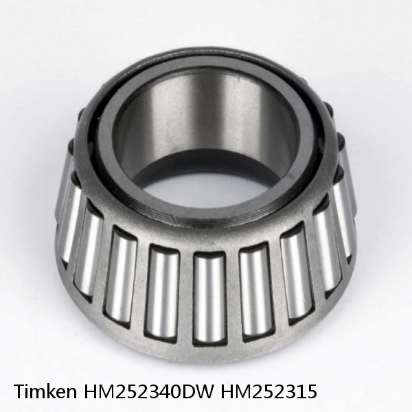 HM252340DW HM252315 Timken Tapered Roller Bearing #1 image